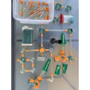 Backyard Safari Lot 4 2: 2 BUG Vacuums, Holding Box, 3 View Tubes, Tub Of Tubes